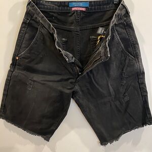 Scotch & Soda distressed denim shorts